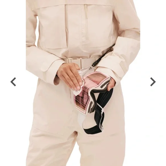 Halfdays - Murphy Ski Suit - Cream Hooded Ski Suit - small - NWT - Picture 6 of 6